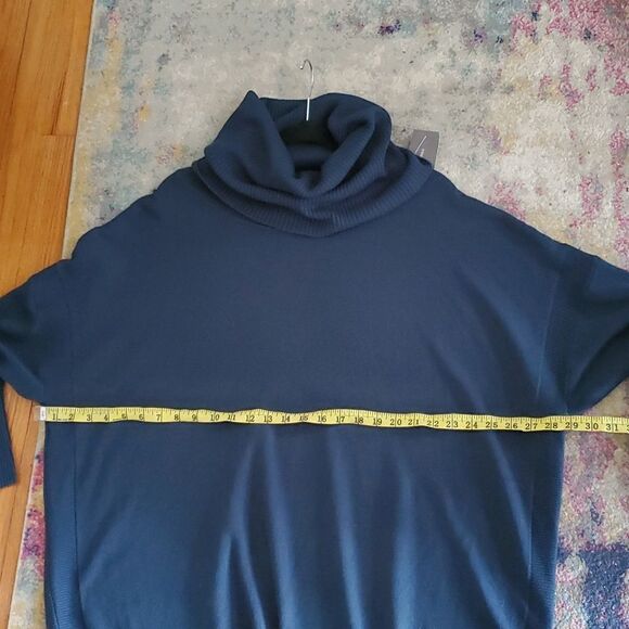 French Connection Tunic Turtleneck Sweater in Deep Teal Size 2XL - Picture 7 of 12